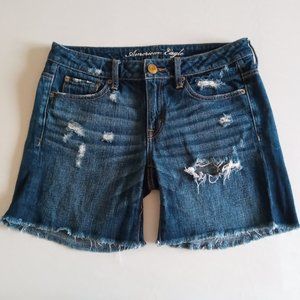 American Eagle distressed/destroyed Denim shorts